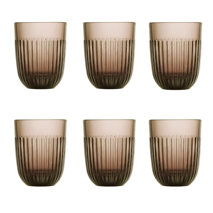 6 Vasos de agua Ouessant 29 cl - Mocca - La Rochère