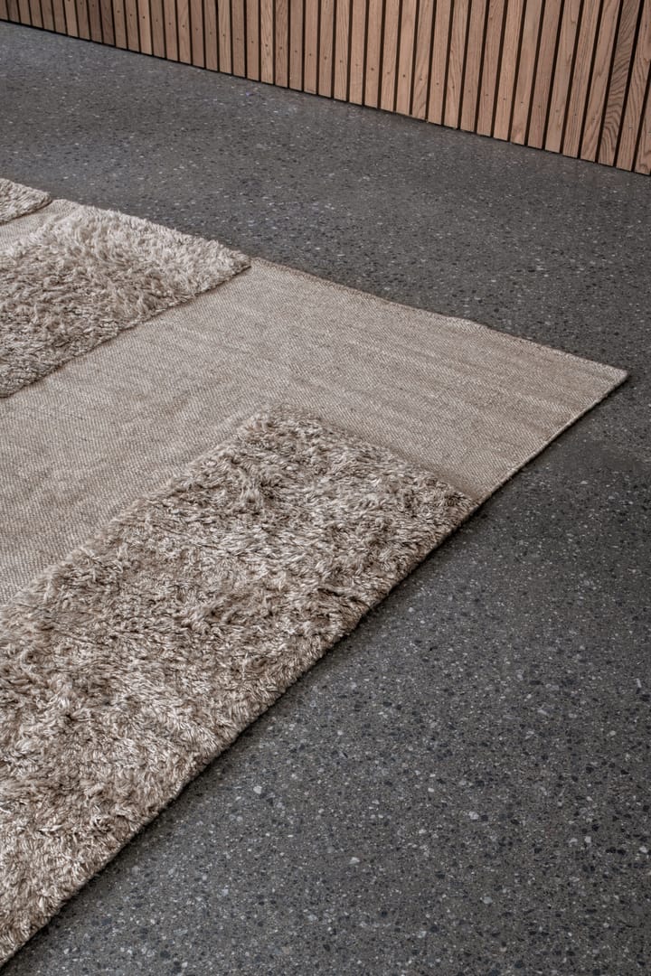 Alfombra de lana Punja Bricks, Sand Melange, 180x270 cm Layered