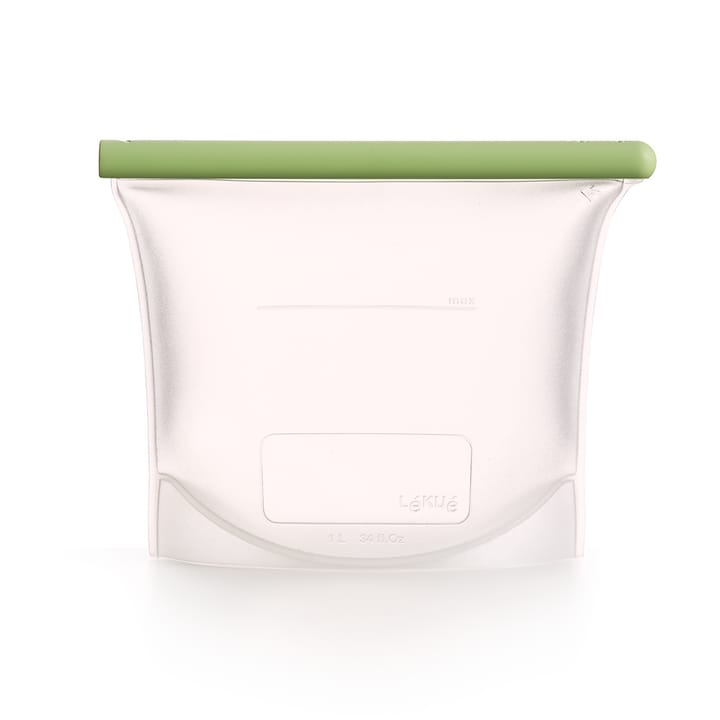 Bolsa reutilizable de silicona Lékué verde 0,5 L - 1 L - Lékué