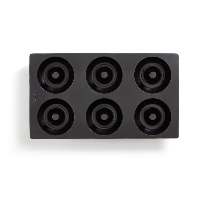 Molde para dónuts Lékué silicona 6 uds. - Negro - Lékué