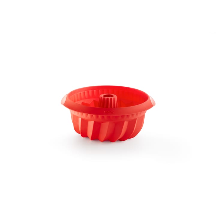 Molde savarin hondo Lékué de silicona Ø22 cm - Rojo - Lékué