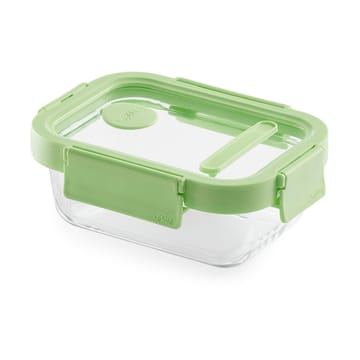 Recipiente hermético de vidrio Lékué rectangular 370 ml - Verde - Lékué