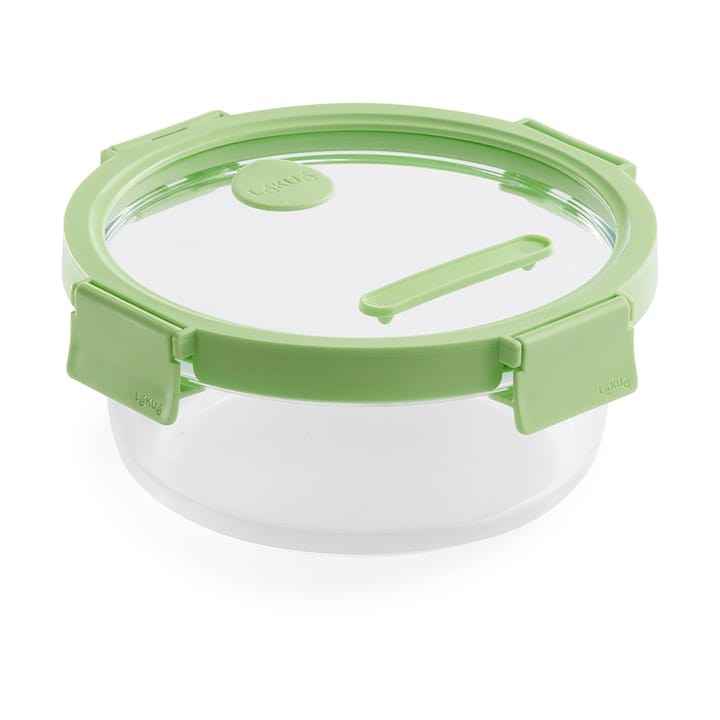 Recipiente hermético de vidrio Lékué redondo 950 ml - Verde - Lékué