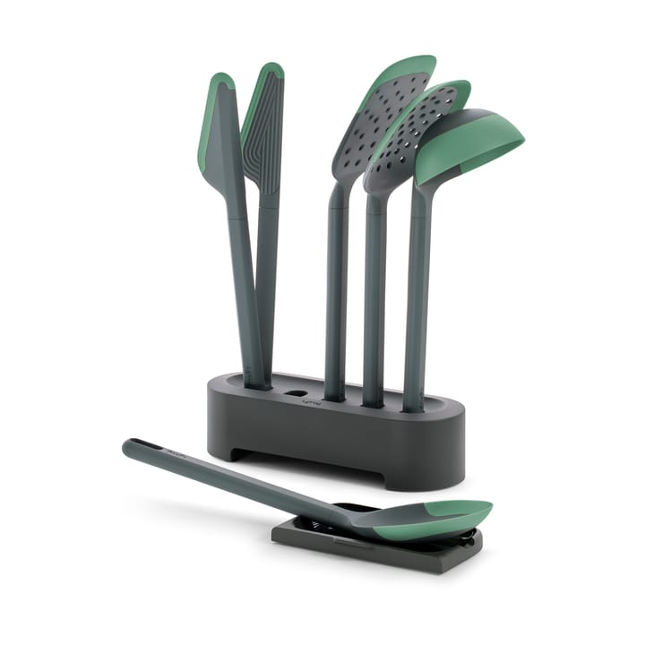 Set de 5 utensilios de cocina anti-rayaduras Lékué 5 piezas, Verde Lékué