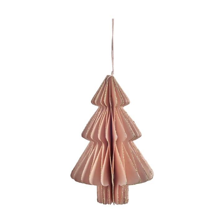 Adorno navideño abeto Pappia 15 cm - Rosa - Lene Bjerre