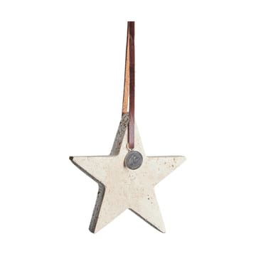 Adorno navideño estrella Elina 10 cm - Lino - Lene Bjerre