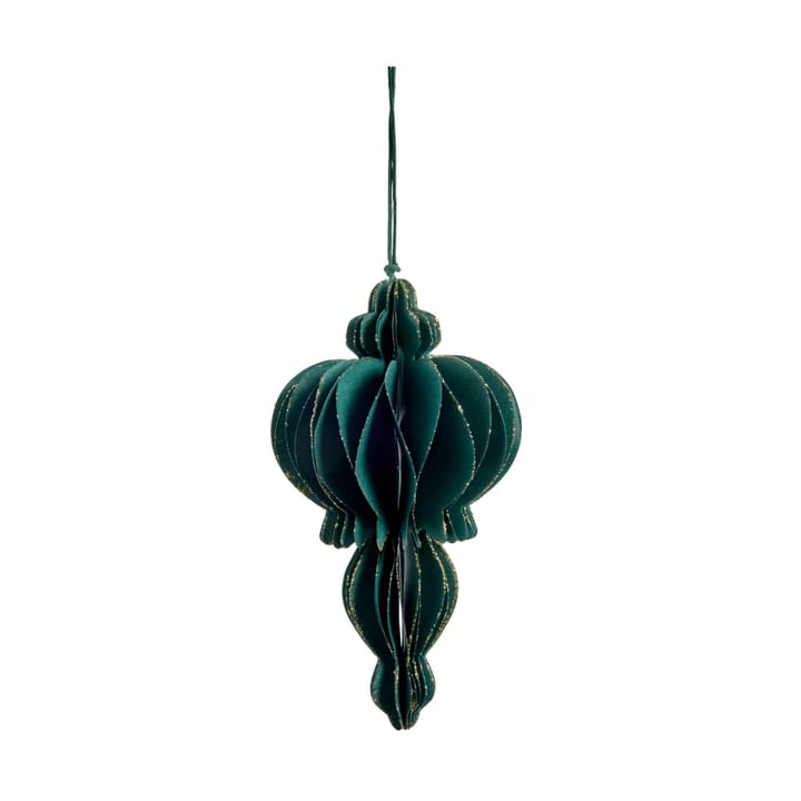 Adorno navideño Pappia 15 cm - Verde oscuro - Lene Bjerre