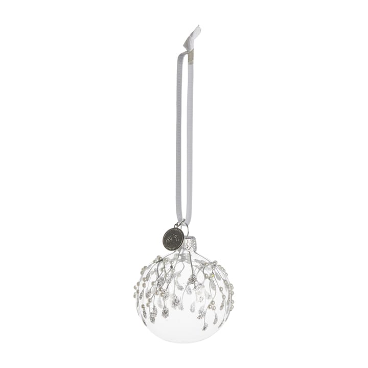 Bola de navidad Cadelia muérdago Ø6 cm, clear-silver Lene Bjerre