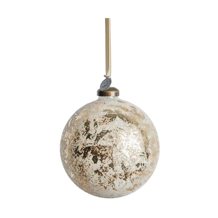 Bola de Navidad Clearena Ø10 cm - Off white-gold - Lene Bjerre