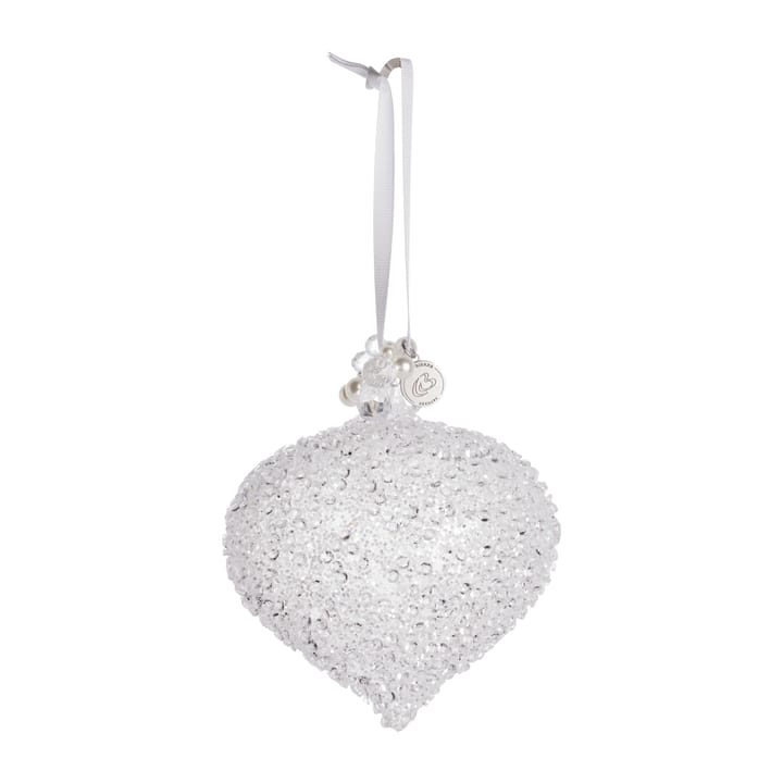 Bola de navidad Cristelle Ø12 cm, white Lene Bjerre