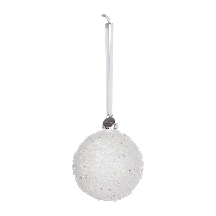 Bola de navidad Faye Ø8 cm, white Lene Bjerre