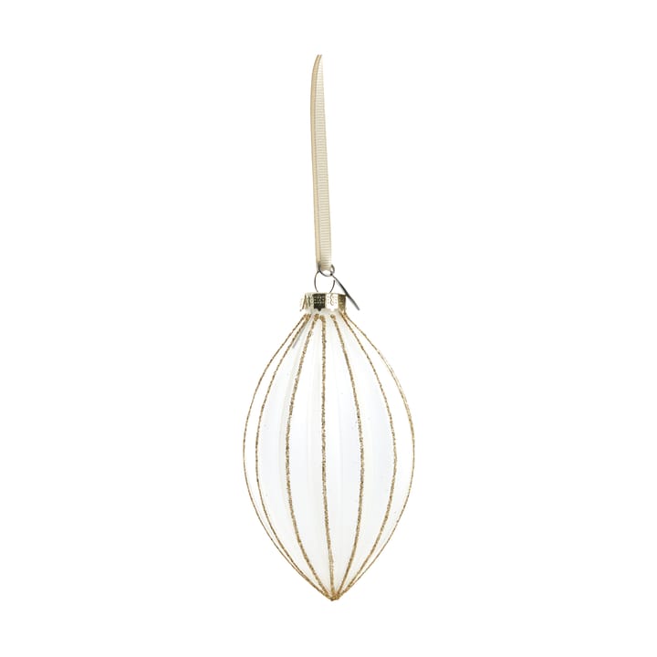 Bola de Navidad Navina 12 cm - White-Light gold - Lene Bjerre