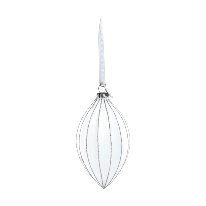 Bola de Navidad Navina 12 cm - White-Silver - Lene Bjerre