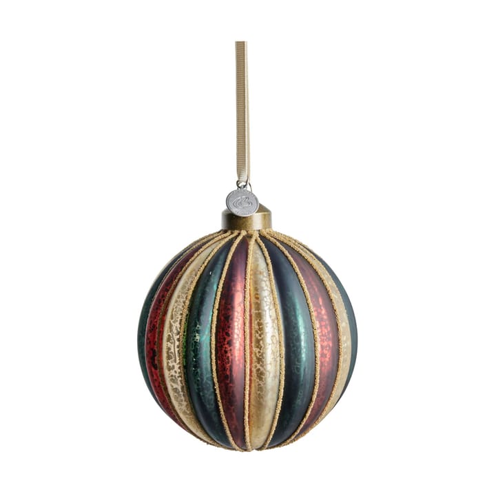 Bola de Navidad Noelle Ø10 cm - Negro-dorado - Lene Bjerre