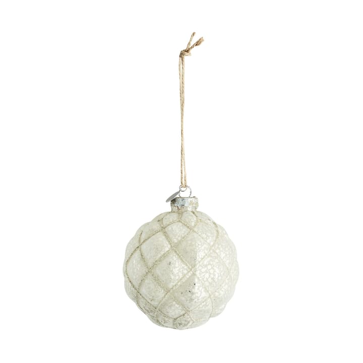 Bola de Navidad Norille Ø11 cm - Blanco roto, redes - Lene Bjerre