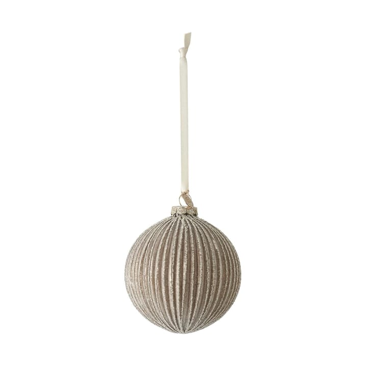 Bola de Navidad Norille Ø11 cm - Marrón antiguo, acanalado - Lene Bjerre