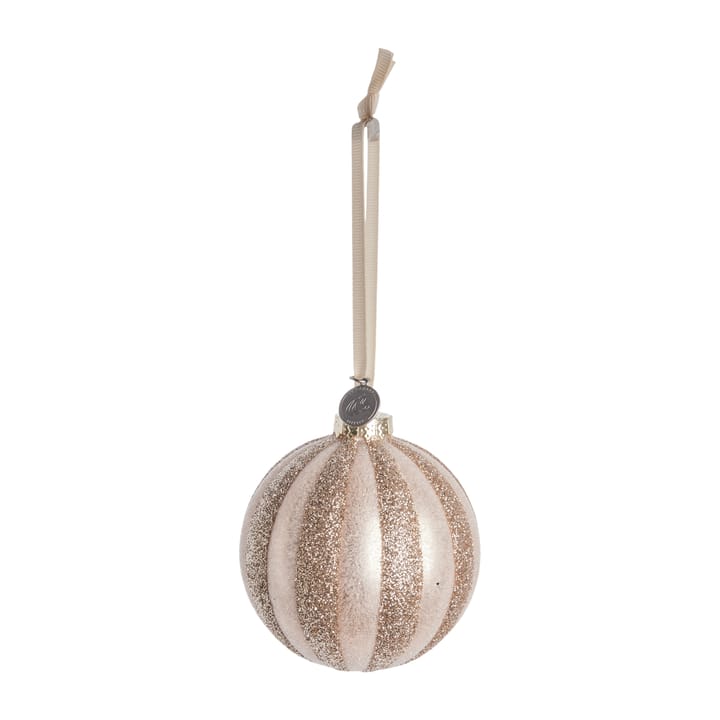 Bola de navidad Selvie Ø8 cm, powder-light gold Lene Bjerre