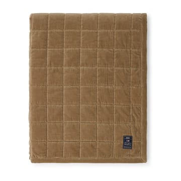 Colcha Cotton Velvet quilted 240x260 cm - Walnut - Lexington