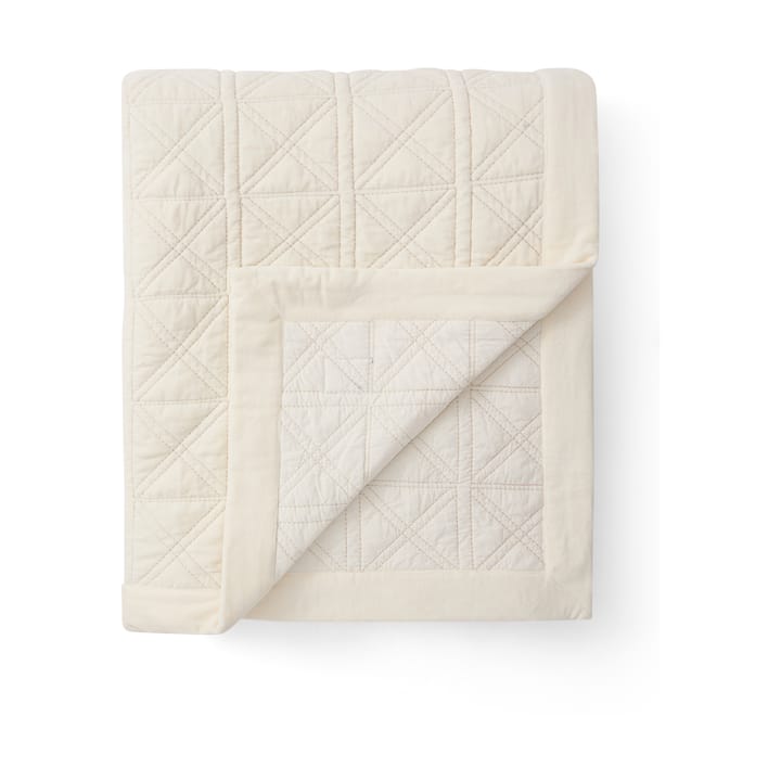 Colcha Quilted organic cotton velvet 160x240 cm, Blanco Lexington