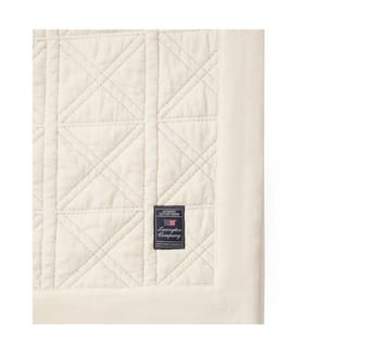 Colcha Quilted organic cotton velvet 160x240 cm - Blanco - Lexington