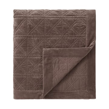 Colcha Rattan Quilted Velve 160x240 cm - Brown - Lexington