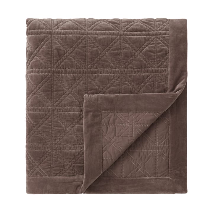 Colcha Rattan Quilted Velve 160x240 cm, Brown Lexington