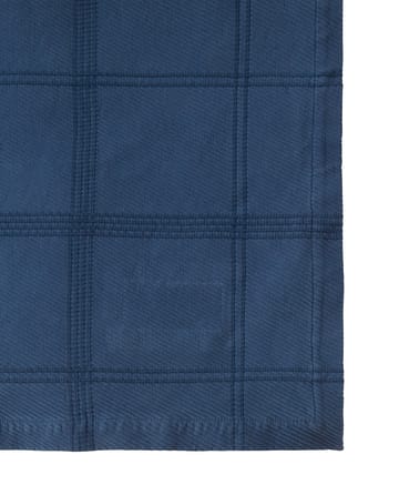 Cubrecama Checked Jacquard 260x240 cm - Denim blue - Lexington