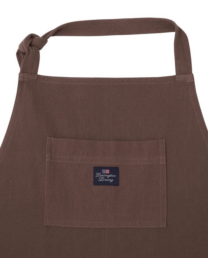 Delantal Organic Cotton, Brown Lexington