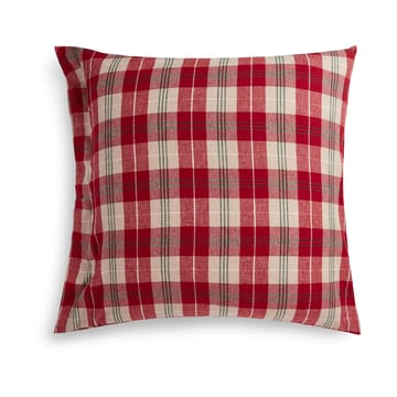 Funda de almohada Checked cotton flannel 50x60 cm - Rojo-beige-verde-blanco - Lexington