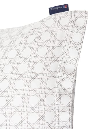 Funda de almohada Rattan Printed 50x60 cm - White - Lexington