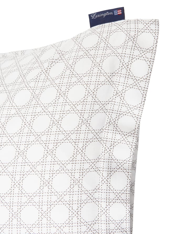 Funda de almohada Rattan Printed 50x60 cm, White Lexington