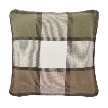 Funda de cojín Checked heavy twill 50x50 cm - Olive - Lexington