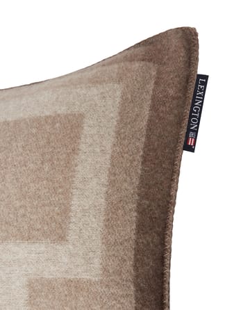 Funda de cojín Graphic Recycled Wool 50x50 cm - Light beige - Lexington