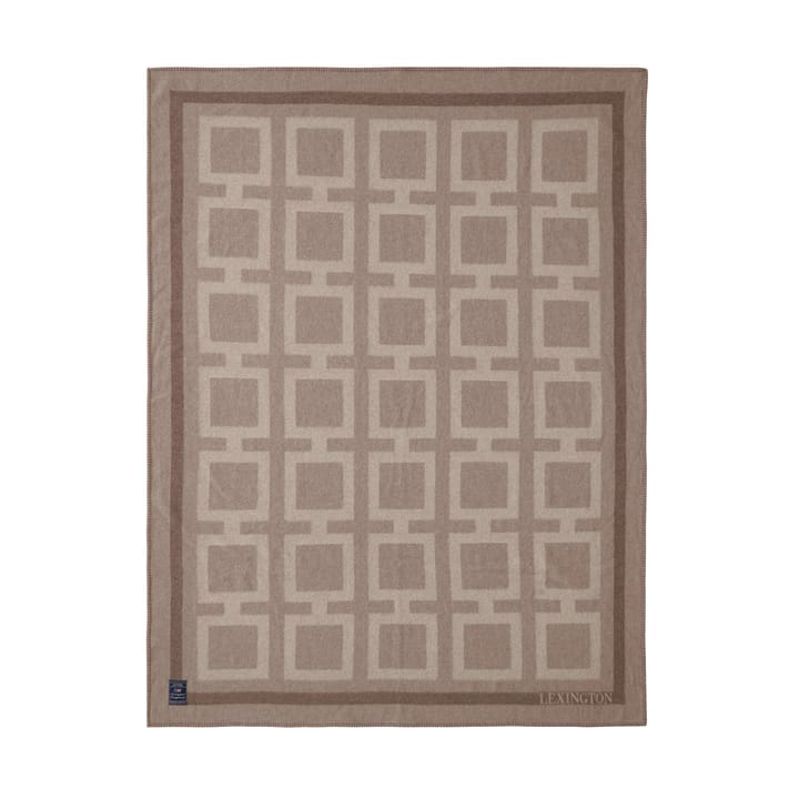 Manta Graphic Recycled 130x170 cm, Light beige Lexington