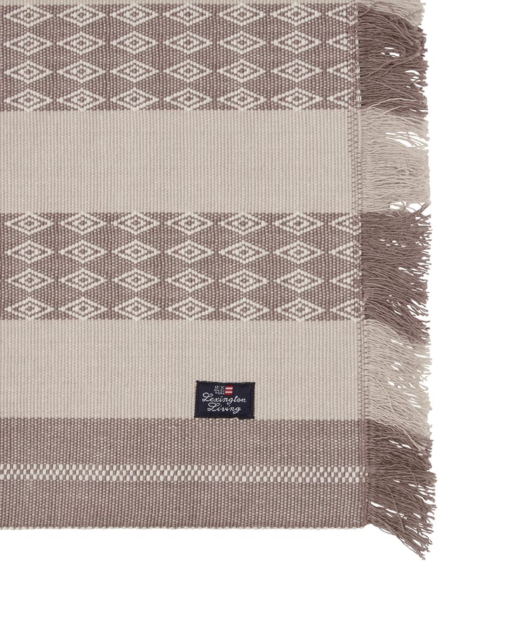 Mantel individual Jacquard Striped 40x50 cm, Beige Lexington