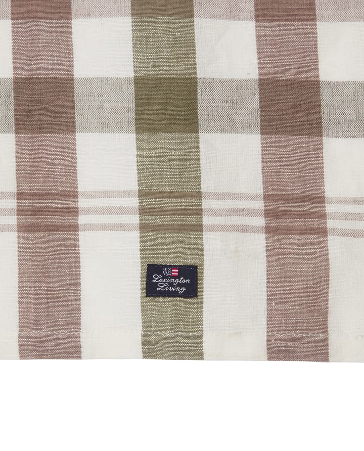 Paño de cocina Checked Linen/Cotton  50x70 cm, Olive Lexington