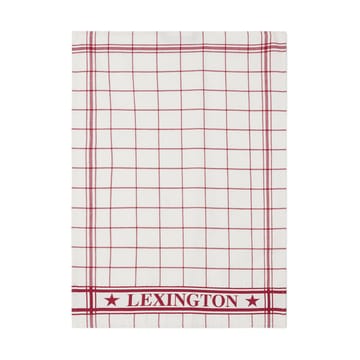 Paño de cocina Lexington checked 50x70 cm - Blanco-rojo - Lexington