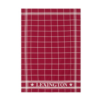 Paño de cocina Lexington checked 50x70 cm - Rojo-blanco - Lexington