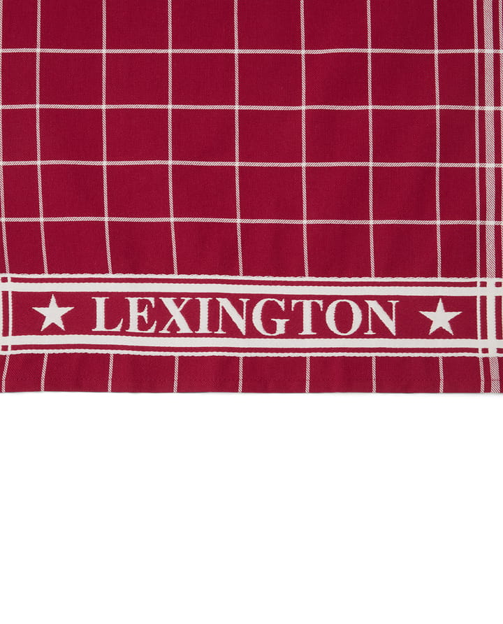 Paño de cocina Lexington checked 50x70 cm, Rojo-blanco Lexington