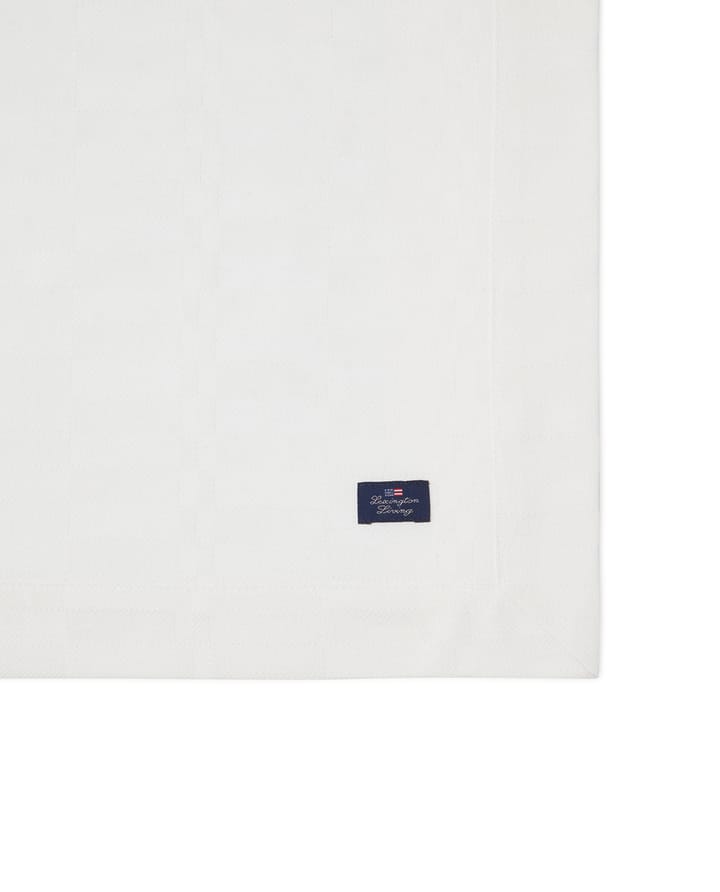 Salvamanteles White jacquard cotton 40x50 cm, Blanco Lexington