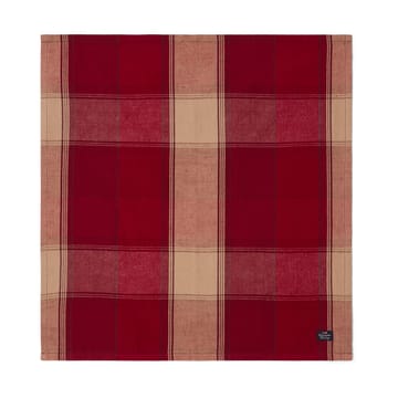 Servilleta Checked linen-cotton 50x50 cm - Rojo-beige - Lexington