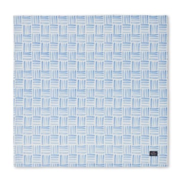 Servilleta Graphic Printed Cotton 50x50 cm - Blue-White - Lexington