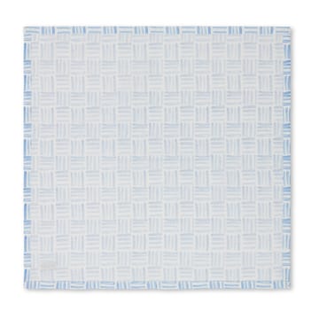 Servilleta Graphic Printed Cotton 50x50 cm - Blue-White - Lexington