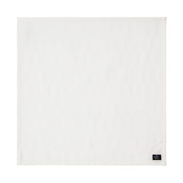 Servilleta White jacquard cotton 50x50 cm - Blanco - Lexington