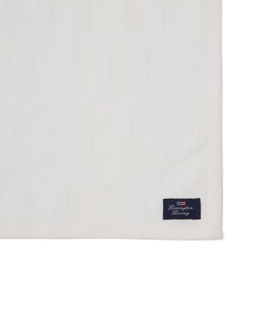 Servilleta White jacquard cotton 50x50 cm - Blanco - Lexington