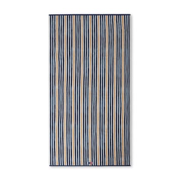 Toalla de ba�ño Striped Cotton Velour 100x180 cm - Blue-white-oat - Lexington