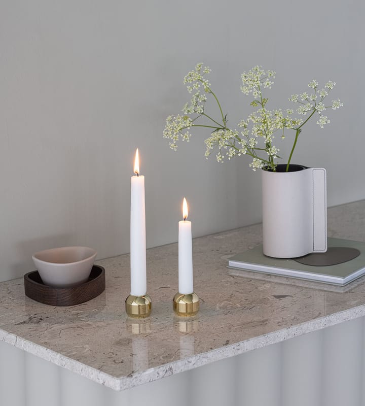 2 Candelabros Silhouette 34, Dorado LIND DNA