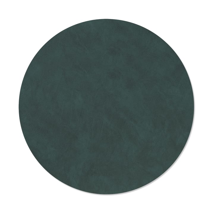 Mantel individual circular Nupo XL - verde oscuro - LIND DNA