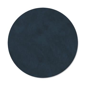 Mantel individual Nupo circular reversible M 1 pieza - Midnight blue-petrol - LIND DNA