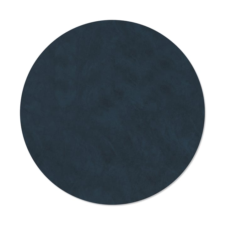 Mantel individual Nupo circular reversible XL 1 pieza, Midnight blue-petrol LIND DNA